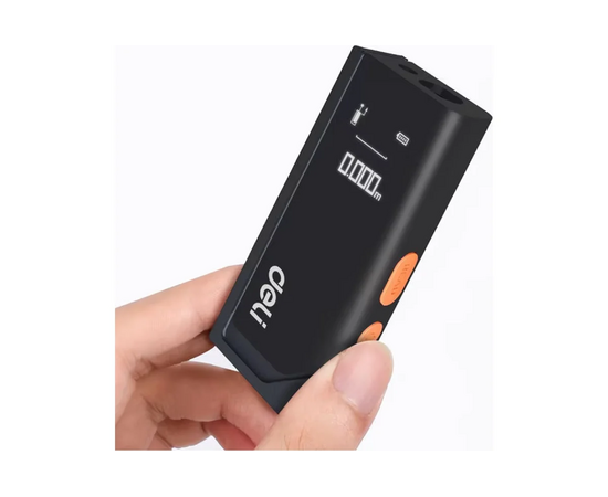  Лазерный дальномер Deli Home Series Black DL331140 диапазон измерений 0,05-40м, точность измерения ±3мм, 370 мАч, OLED дисплей, Type-C, вес 48 