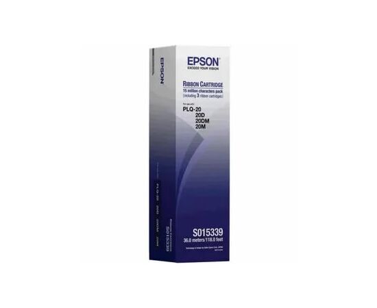  Картридж ленточный Epson S015339 C13S015339BA черный набор для Epson PLQ-20/22 
