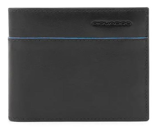  Кошелек мужской Piquadro Blue Square Revamp PU4188B2VR/N кожа натуральная, черный 