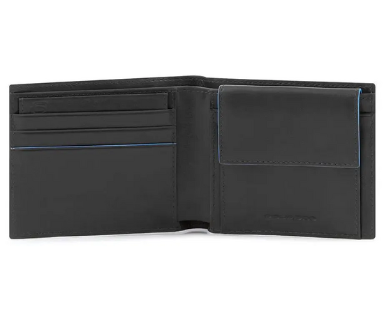 Кошелек мужской Piquadro Blue Square Revamp PU4188B2VR/N кожа натуральная, черный 