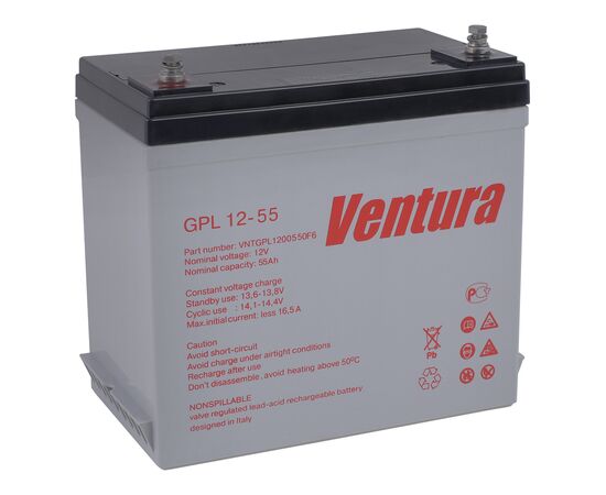  Аккумулятор для ИБП Ventura GPL12-55 12В 55Ач 