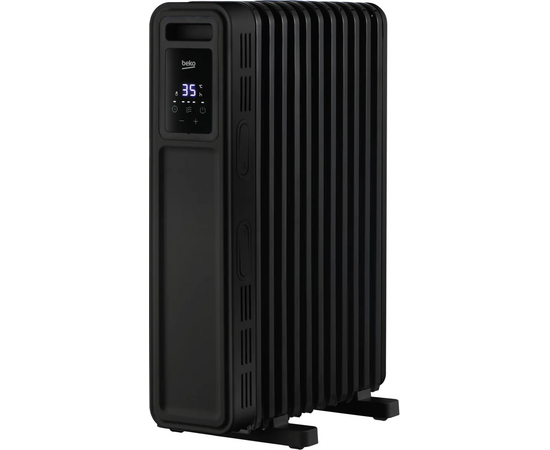  Масляный радиатор Beko Winter Range RHO 8323 B черный с терморегулятором, 2300Вт, 11 секций, 3 режима 