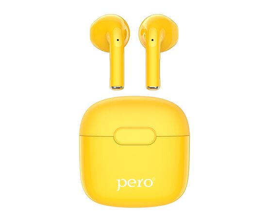  Беспроводные наушники PERO TWS05 COLORFUL Yellow 