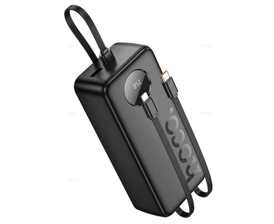  HOCO 132B Пауэрбанк 30000 mah /22.5W+PD20W/ 3 cable/usb/черная 
