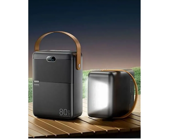  Внешний аккумулятор REMAX RPP-118 Piloteer Series 80000mAh 27W+22.5W PD+QC с фонариком (Black) 