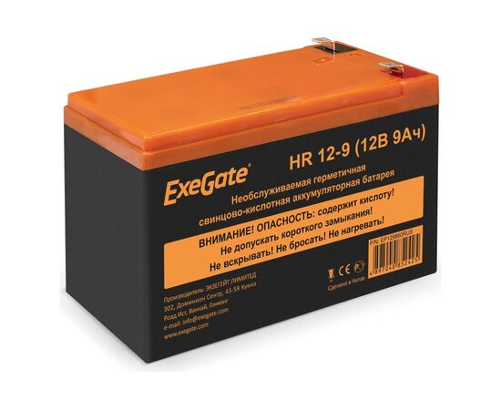  АКБ ExeGate HR 12-9 (129860) 12V 9Ah 1234W 