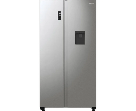 Холодильник Gorenje NRR9185EAXLWD серебристый матовый 
