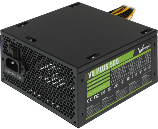  Блок питания Formula AC VX Plus (VX Plus 500W) ATX 500W (20+4pin) 120mm fan 3xSATA RTL 