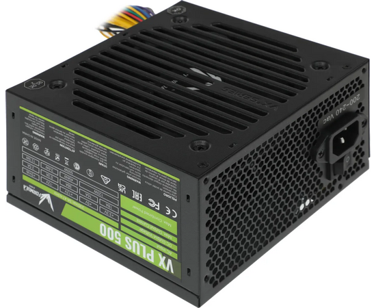  Блок питания Formula AC VX Plus (VX Plus 500W) ATX 500W (20+4pin) 120mm fan 3xSATA RTL 