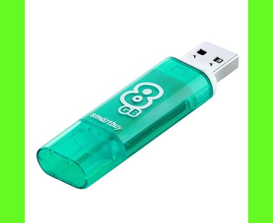  Флэш накопитель USB 8 Гб Smart Buy Glossy (green) (220917) 