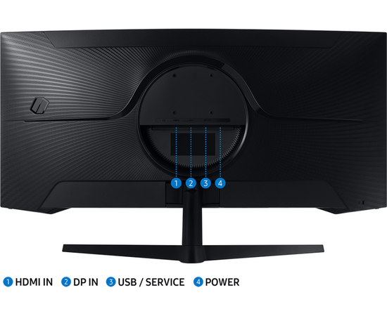  Монитор Samsung Odyssey G5 C34G55TWWI (LC34G55TWWIXCI) черный 