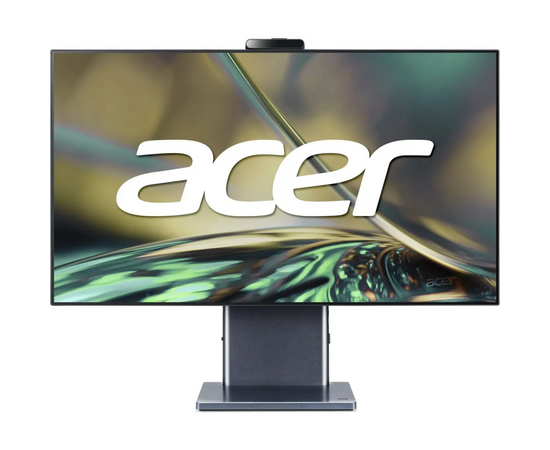  Моноблок Acer Aspire S27-1755 (DQ.BKECD.003) 27" WQHD i7 1260P (1.5) 16Gb SSD1Tb Iris Xe CR noOS GbitEth WiFi BT 135W клавиатура мышь Cam серый 