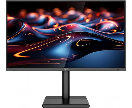  Монитор NPC MU2707-K черный 27" IPS LED 5ms 16:9 HDMI M/M матовая HAS Piv 1000:1 250cd 178гр/178гр 3840x2160 60Hz DP 4K USB 6.1кг 