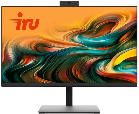  Моноблок IRU Агат 632 (2045707) 23.8" Full HD PG G7400 (3.7) 8Gb SSD256Gb UHDG 710 Free DOS GbitEth WiFi BT клавиатура мышь Cam черный 1920x1080 