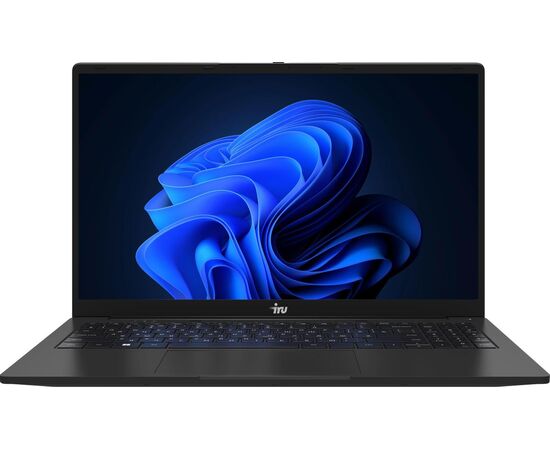  Ноутбук IRU Strato 15ALI (2059106) Core i3 1215U 8Gb SSD256Gb Intel Iris Xe graphics 15.6" IPS FHD (1920x1080) Windows 11 Professional black 6000mAh 