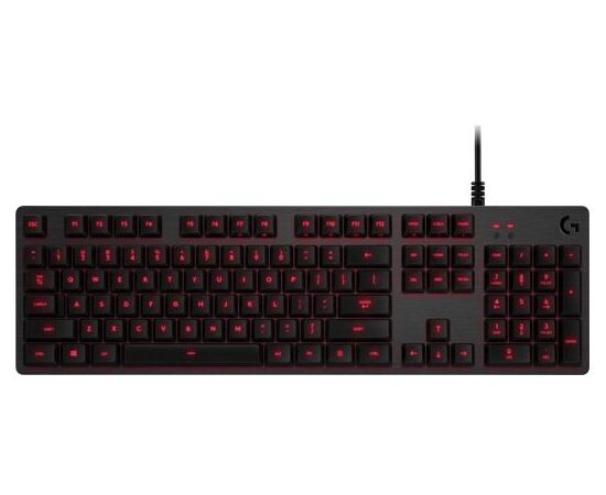  Клав. Logitech G413 Carbon черный USB 2.0 Multimedia Gamer LED 