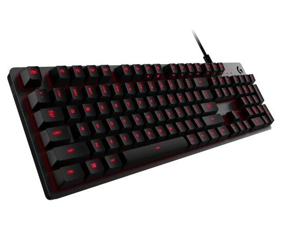  Клав. Logitech G413 Carbon черный USB 2.0 Multimedia Gamer LED 