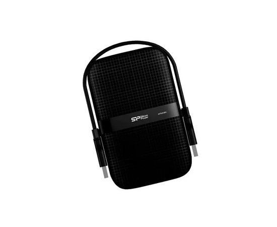  Внешний HDD Silicon Power Armor A60 (SP020TBPHDA60S3A), 2TB 2.5", USB 3.2, Черный 