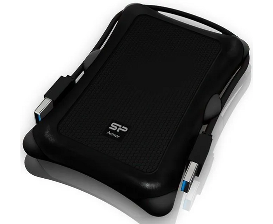  Внешний HDD Silicon Power Armor A60 (SP020TBPHDA60S3A), 2TB 2.5", USB 3.2, Черный 