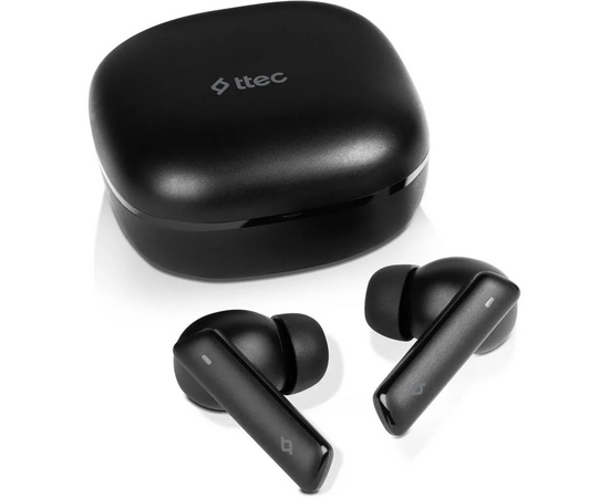  Наушники TTEC AirBeat Pro Max 2KM149S ANC TWS Headset Black 
