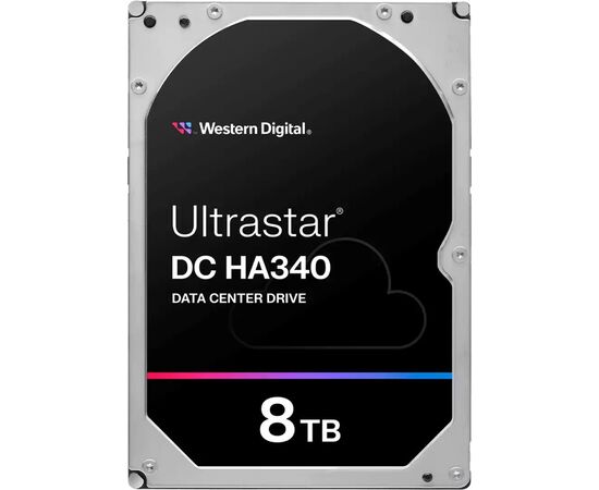  HDD WD Ultrastar DC HA340 WUS721208BLE604 SATA Server 8Tb 7200 6Gb/s 256MB 