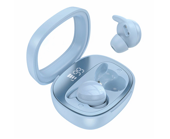  Беспроводные наушники HOCO EW65 Shadow true wireless sleep BT headset blue 