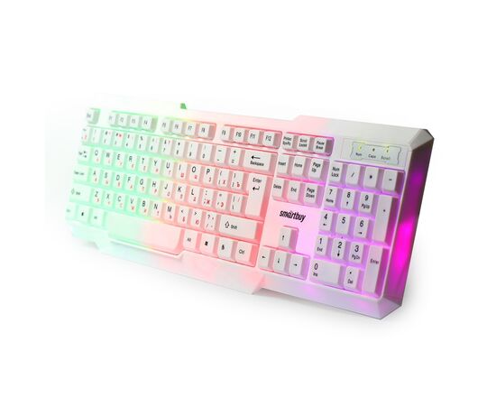  Клавиатура Smart Buy SBK-333U-W ONE мембранная игровая с подсветкой USB (white) (226855) 