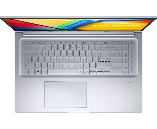  Ноутбук ASUS M3704YA-AU161 (90NB1191-M006W0) 17.3"/FHD/IPS/250N/60Hz/Ryzen 5 7430U/16GB/SSD512GB/AMD Radeon/FingerPrint/Backlit/DOS/Cool Silver 