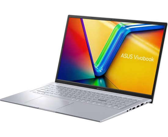 Ноутбук ASUS M3704YA-AU161 (90NB1191-M006W0) 17.3"/FHD/IPS/250N/60Hz/Ryzen 5 7430U/16GB/SSD512GB/AMD Radeon/FingerPrint/Backlit/DOS/Cool Silver 