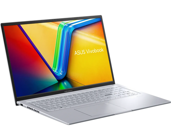  Ноутбук ASUS M3704YA-AU161 (90NB1191-M006W0) 17.3"/FHD/IPS/250N/60Hz/Ryzen 5 7430U/16GB/SSD512GB/AMD Radeon/FingerPrint/Backlit/DOS/Cool Silver 
