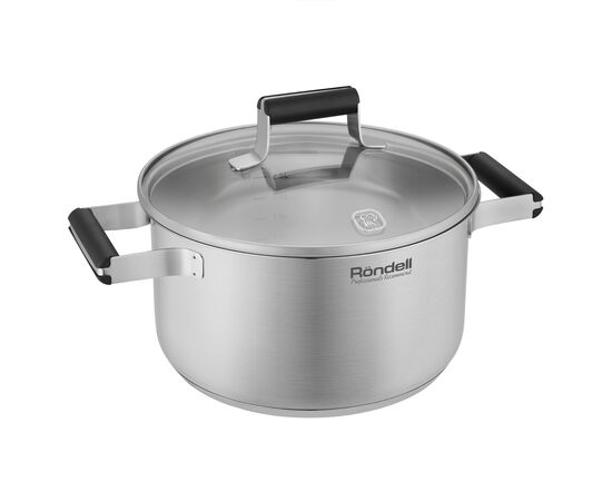  Кастрюля Rondell Bayoneta RDS-1807 3.1л с крышкой стальной 