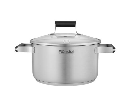  Кастрюля Rondell Bayoneta RDS-1807 3.1л с крышкой стальной 