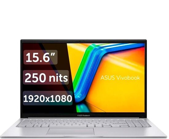  Ноутбук ASUS X1504ZA-BQ1106 (90NB1022-M01ME0) 15.6"/FHD/IPS/250N/60Hz/i5-1235U/16GB/SSD512GB/Intel Iris Xe/Backlit/DOS/Cool Silver 