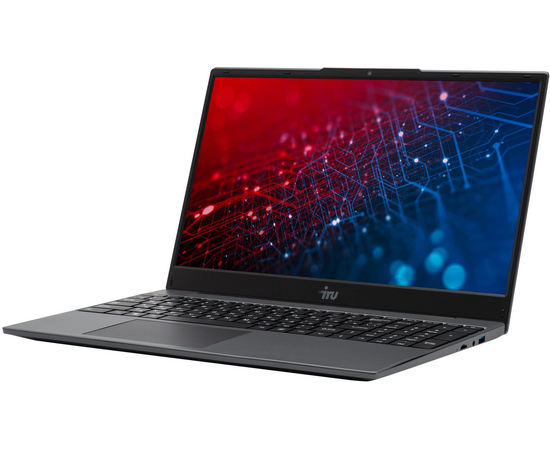  Ноутбук IRU Tactio 15PHC (2045999) Ryzen 5 7430U 8Gb SSD256Gb AMD Radeon Rx Vega 7 15.6" IPS FHD (1920x1080) Windows 11 Pro black 