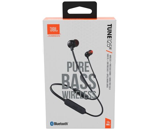  Наушники bluetooth JBL T125BT (чёрный) 
