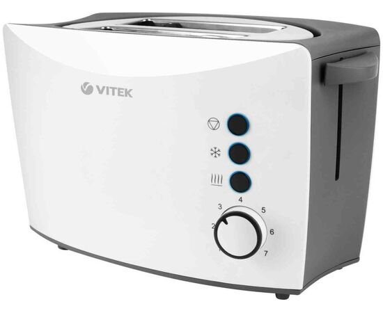  Тостер Vitek VT-7166 черный/белый 