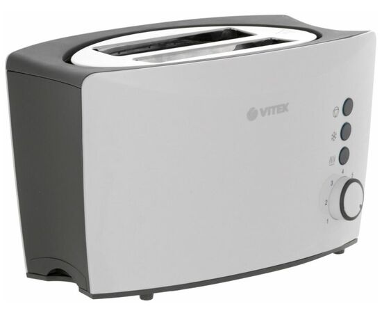  Тостер Vitek VT-7166 черный/белый 