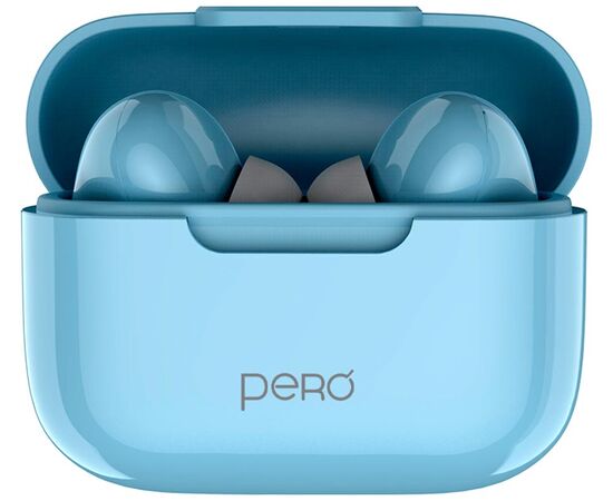  Наушники беспроводные PERO TWS06 Comfort (PTWS06LB) Light blue 