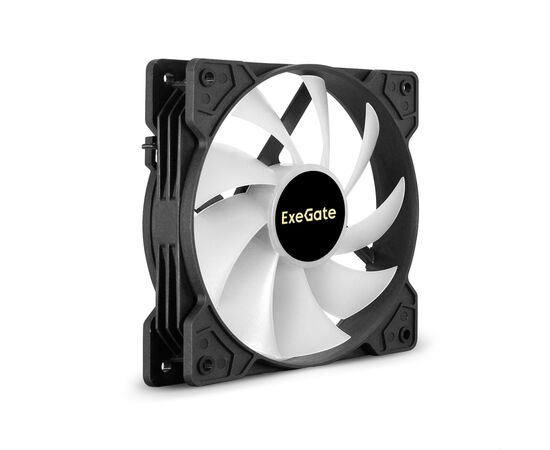  Вентилятор Exegate 2В DC (EX295965RUS) EX12025HM3PM.FRGB.5CS (120x120x25 мм, Hydraulic bearing (гидродинамический), 3pin+Molex 1с подсветкой 