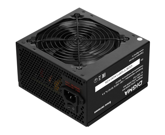 Блок питания Digma DPSU-500W-WH 80 Plus White ATX 500W (20+4pin) APFC 120mm fan 6xSATA RTL 