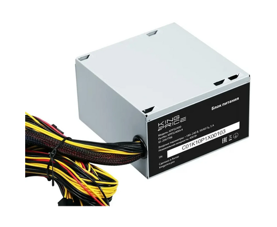  Блок питания KingPrice KPPSU400 (KPPSU400V4) ATX 400W (20+4pin) 120mm fan 3xSATA 