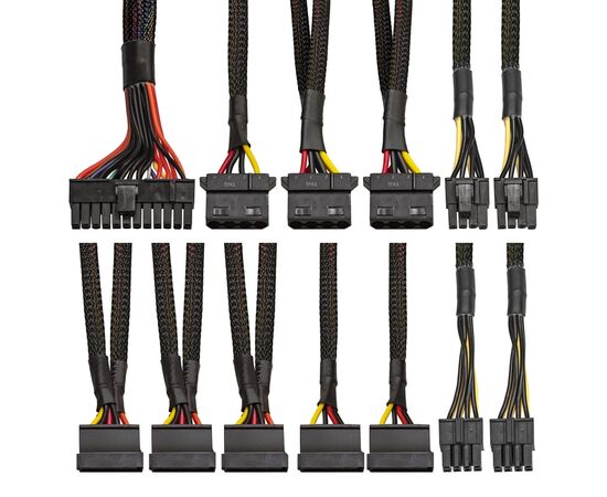  Блок питания ExeGate 750NPXE EX292176RUS-PC 750W (ATX, PPFC, PC, 12cm fan, 24pin, 2x(4+4)pin, 2xPCI-E, 5xSATA, 3xIDE,  black, кабель 220V в комплекте) 