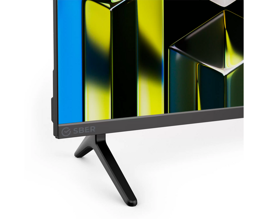  65" Телевизор Sber SDX 65UQ5232T QLED черный 3840x2160, 4K Ultra HD, 60 Гц, Wi-Fi, Smart TV, Салют ТВ 