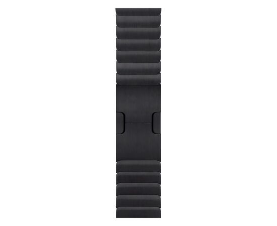  Ремешок - ApW34 металл блочный на застежке Apple Watch 38/40/41мм (black) (230492) 