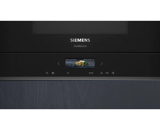  Встраиваемая микроволновая печь Siemens BF722L1B1 черный 