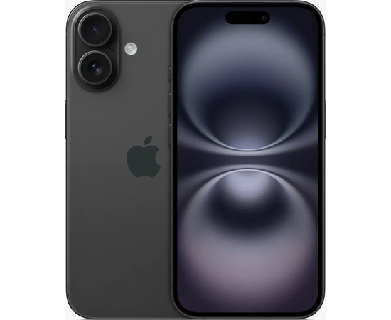  Смартфон Apple iPhone 16 128 nano Sim+eSim Black 