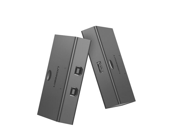  Разветвитель UGREEN US158 30345 USB 2.0 Sharing S Witch 2x1 Black 
