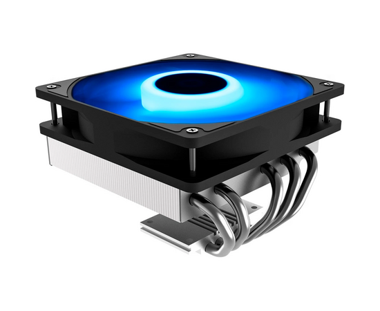  Кулер ID-COOLING IS-50 Max RGB V3 LGA1700/1200/115X/AM5/AM4 низкопрофильный высота 77mm (TDP 130W, PWM, 5 тепл.трубок, RGB FAN 120mm) BOX 