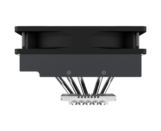  Кулер ID-COOLING IS-50 Max RGB V3 LGA1700/1200/115X/AM5/AM4 низкопрофильный высота 77mm (TDP 130W, PWM, 5 тепл.трубок, RGB FAN 120mm) BOX 