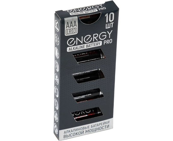 Элемент питания Energy Pro LR03/10K (ААА) (10/600) 